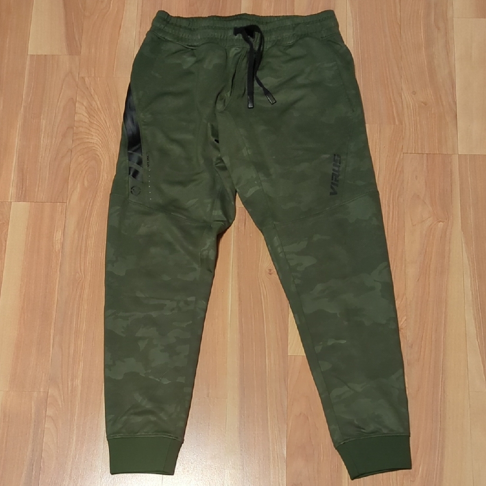 Virus Green Camo Joggers
